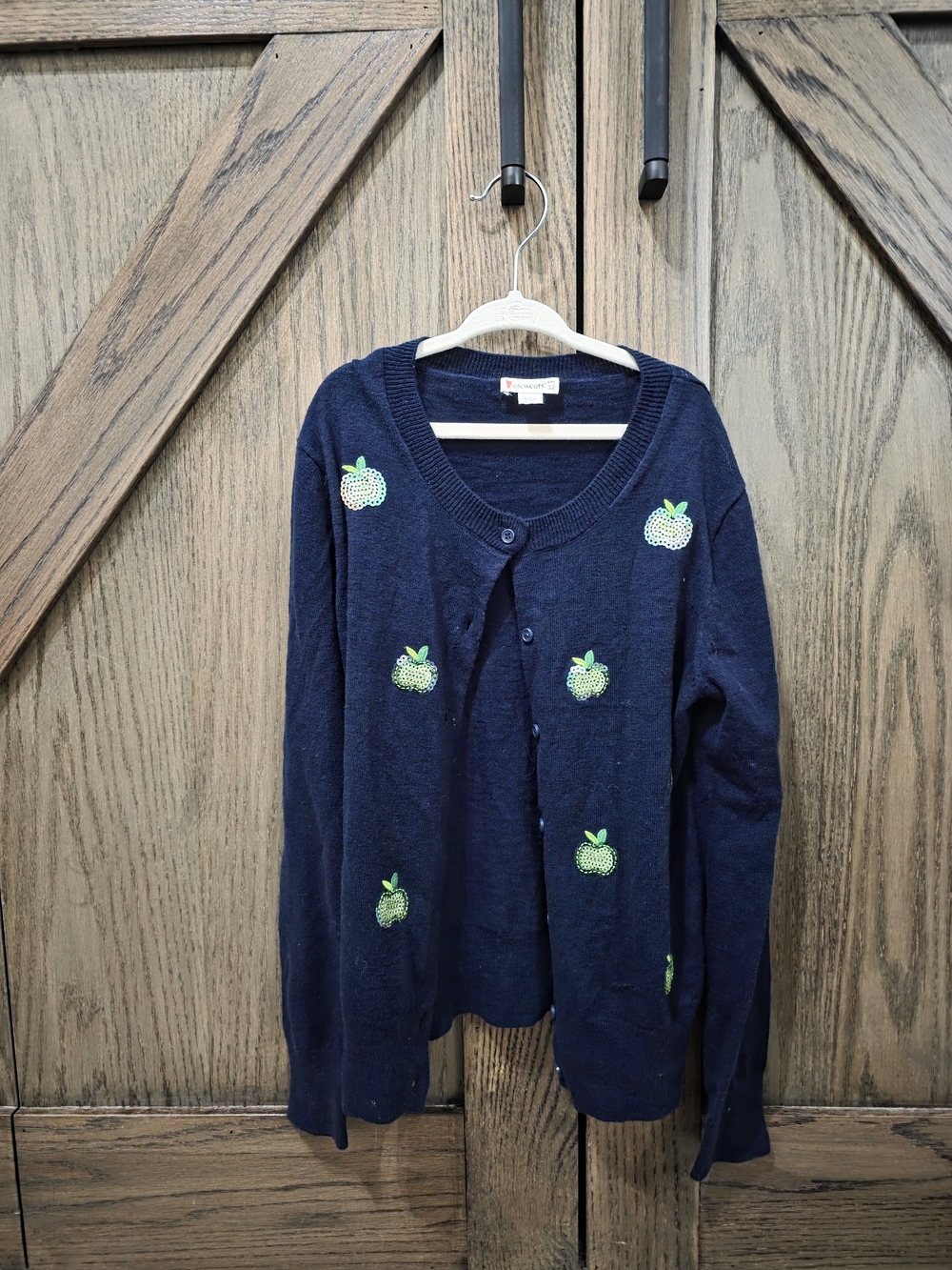 Crewcuts Apple Sequin Sweater